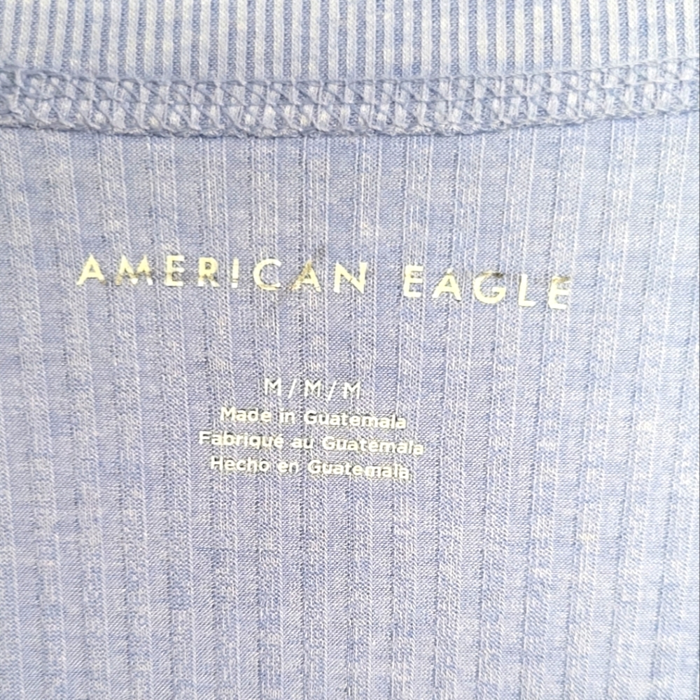 American Eagle Oversized Split Hem Top - image 3